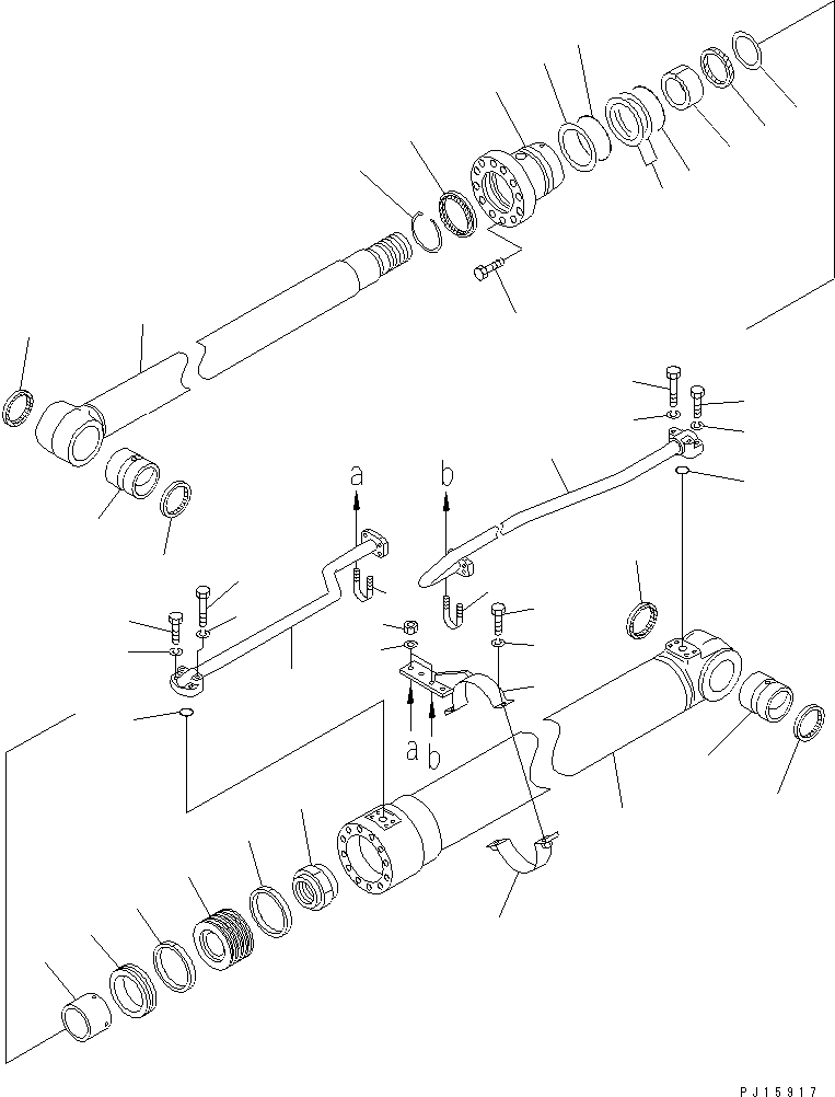 Шток поршня 205-63-59320 KOMATSU