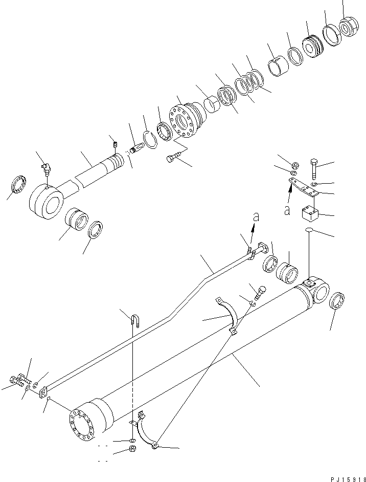 ARM CYLINDER ASS'Y 205-63-69300 KOMATSU