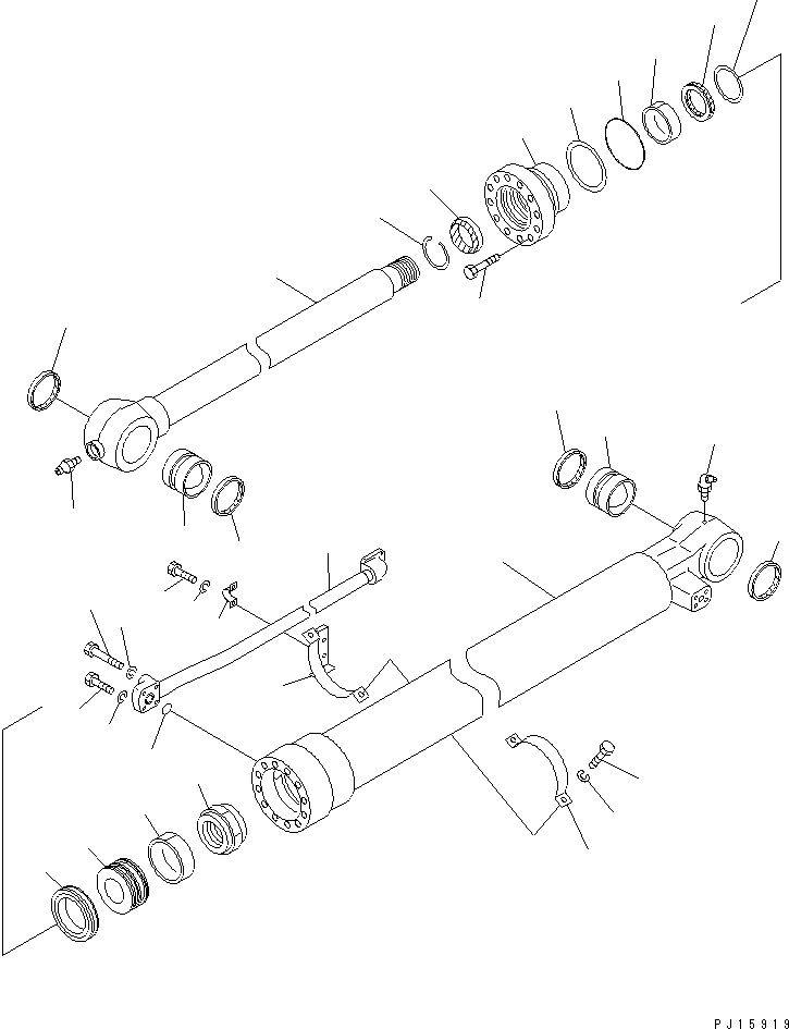 Шток поршня 206-63-79320 KOMATSU