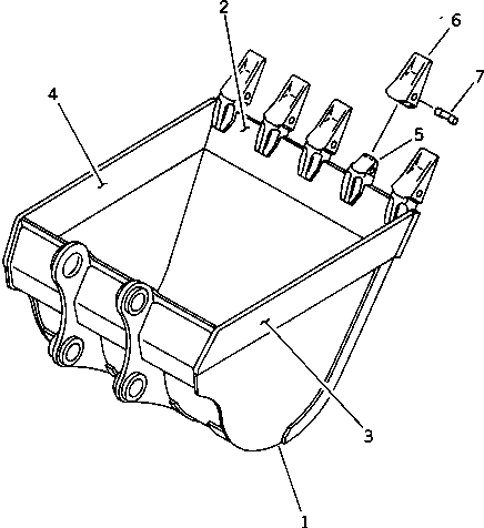 Ковш 206-920-6250 KOMATSU