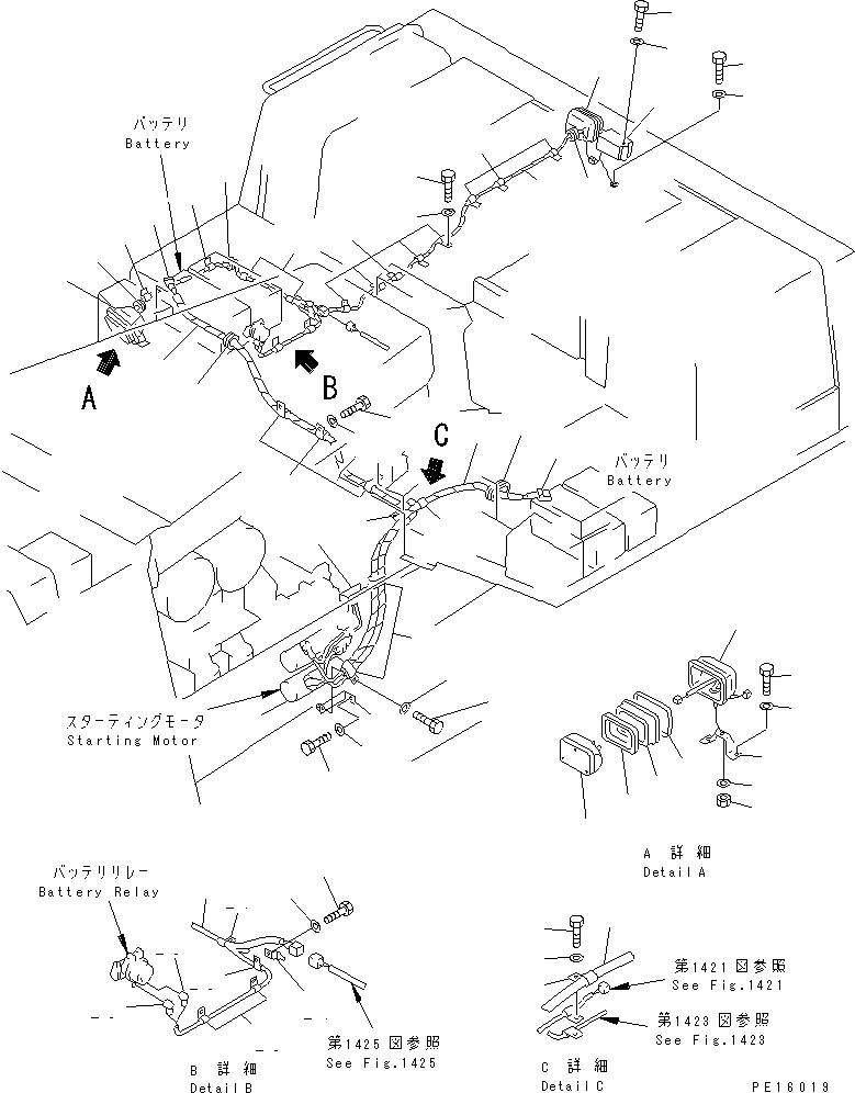 Жгут проводов 198-06-45150 KOMATSU