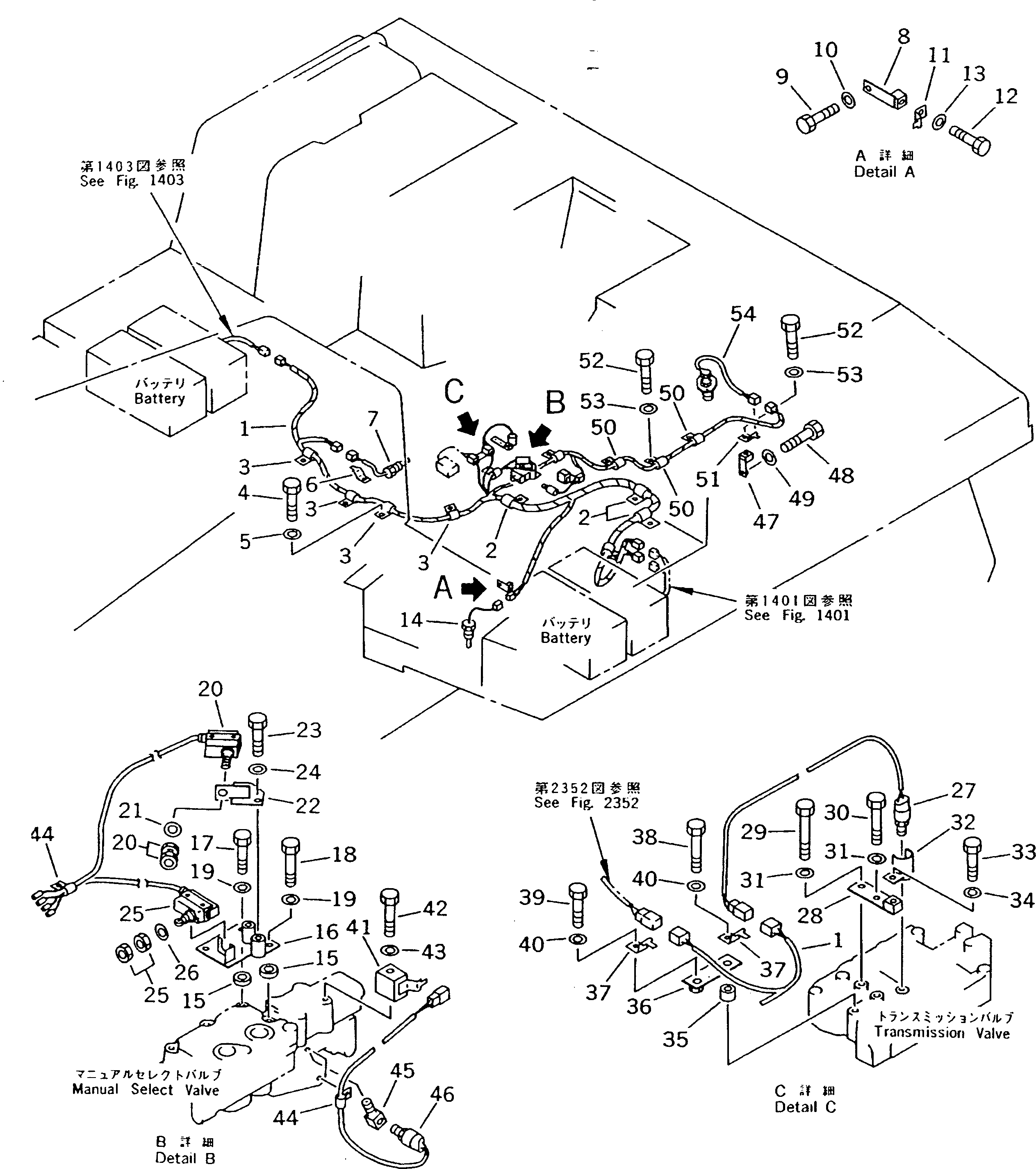 WIRING HARNESS,(WITH SHOE SLIP CONTROL) 198-06-46440 KOMATSU