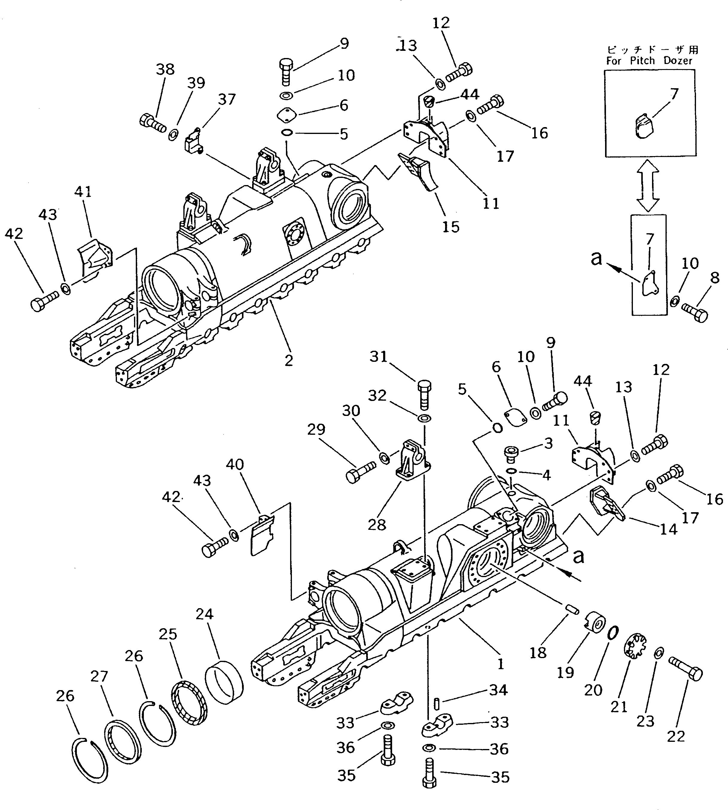 PLATE,(FOR PITCH DOZER) 198-30-41330 KOMATSU