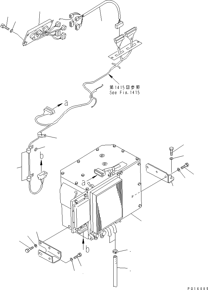 Жгут проводов 198-911-8160 KOMATSU