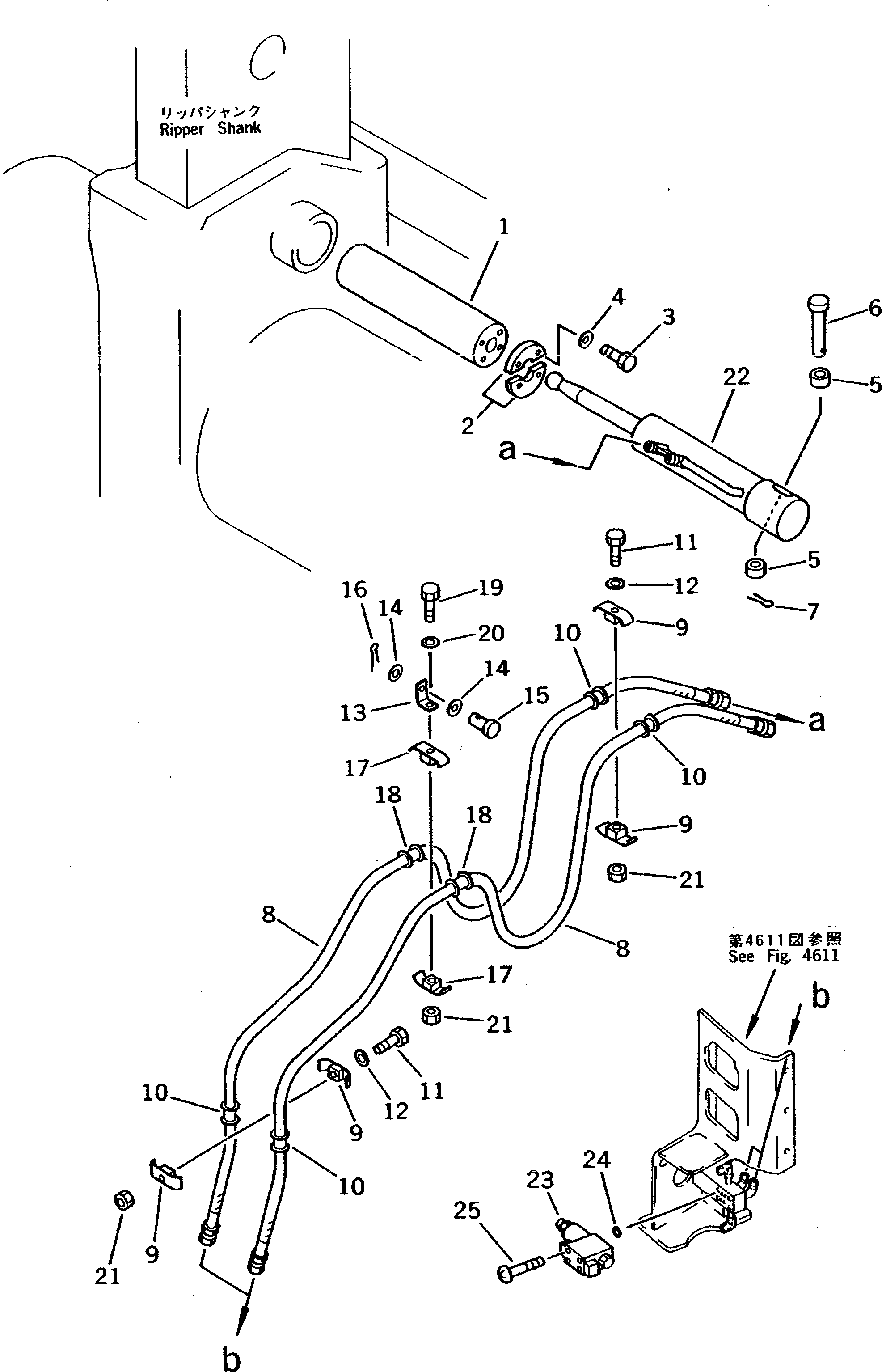 CONTROL GROUP,PIN PULLER (\8\195-79-X1233) KOMATSU