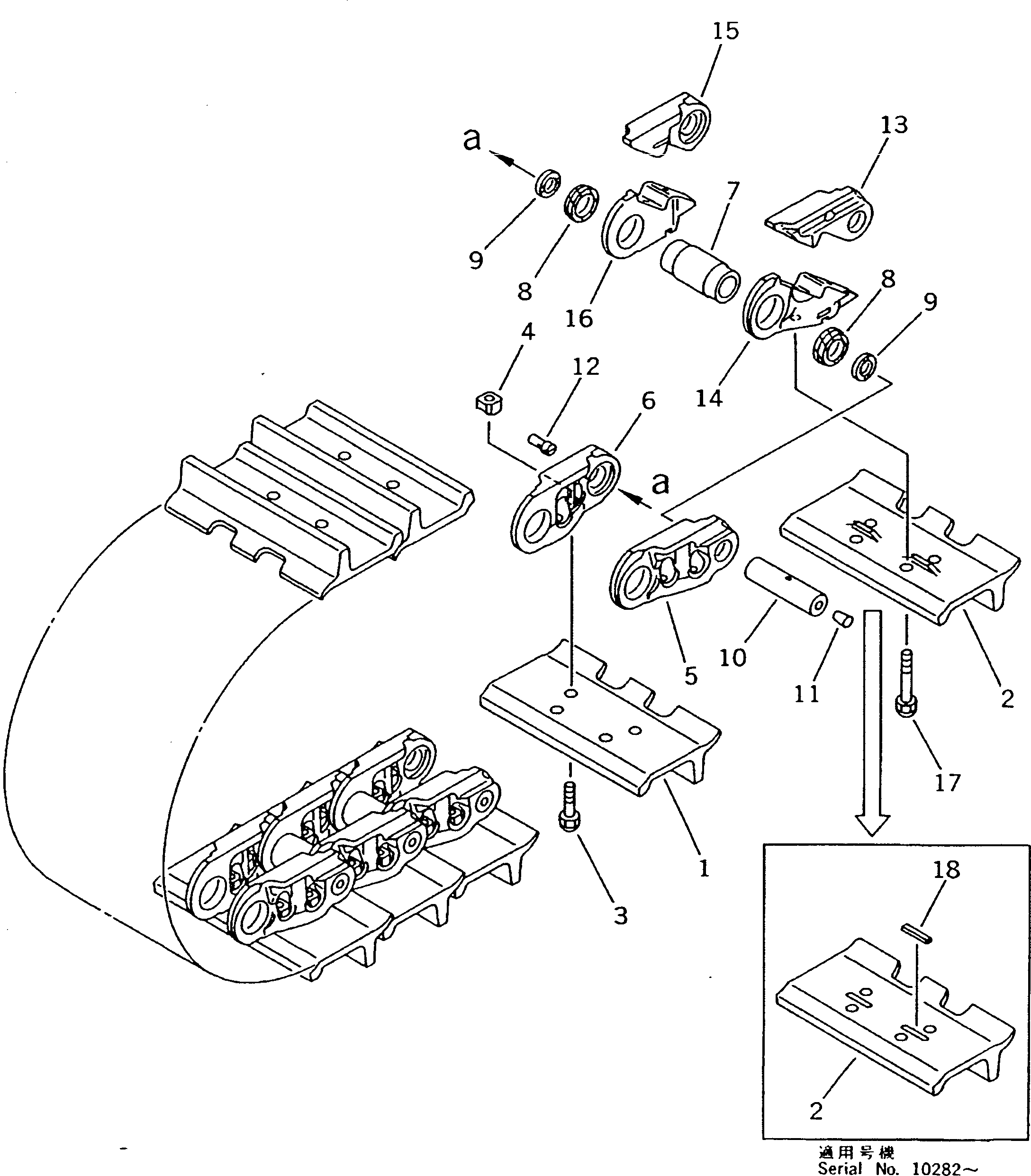 LINK,MASTER, R.H. BUSHING SIDE 198-32-31433 KOMATSU