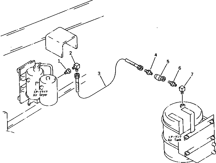 Обратный клапан (205-68-51180) KOMATSU