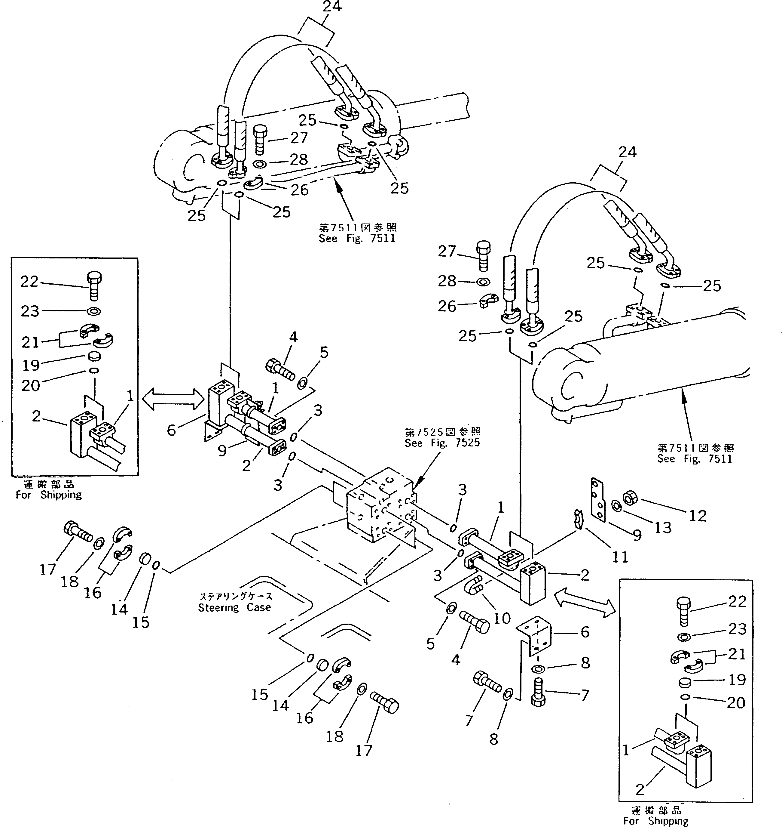 PIPING GROUP (\8\15A-78-X2240) KOMATSU