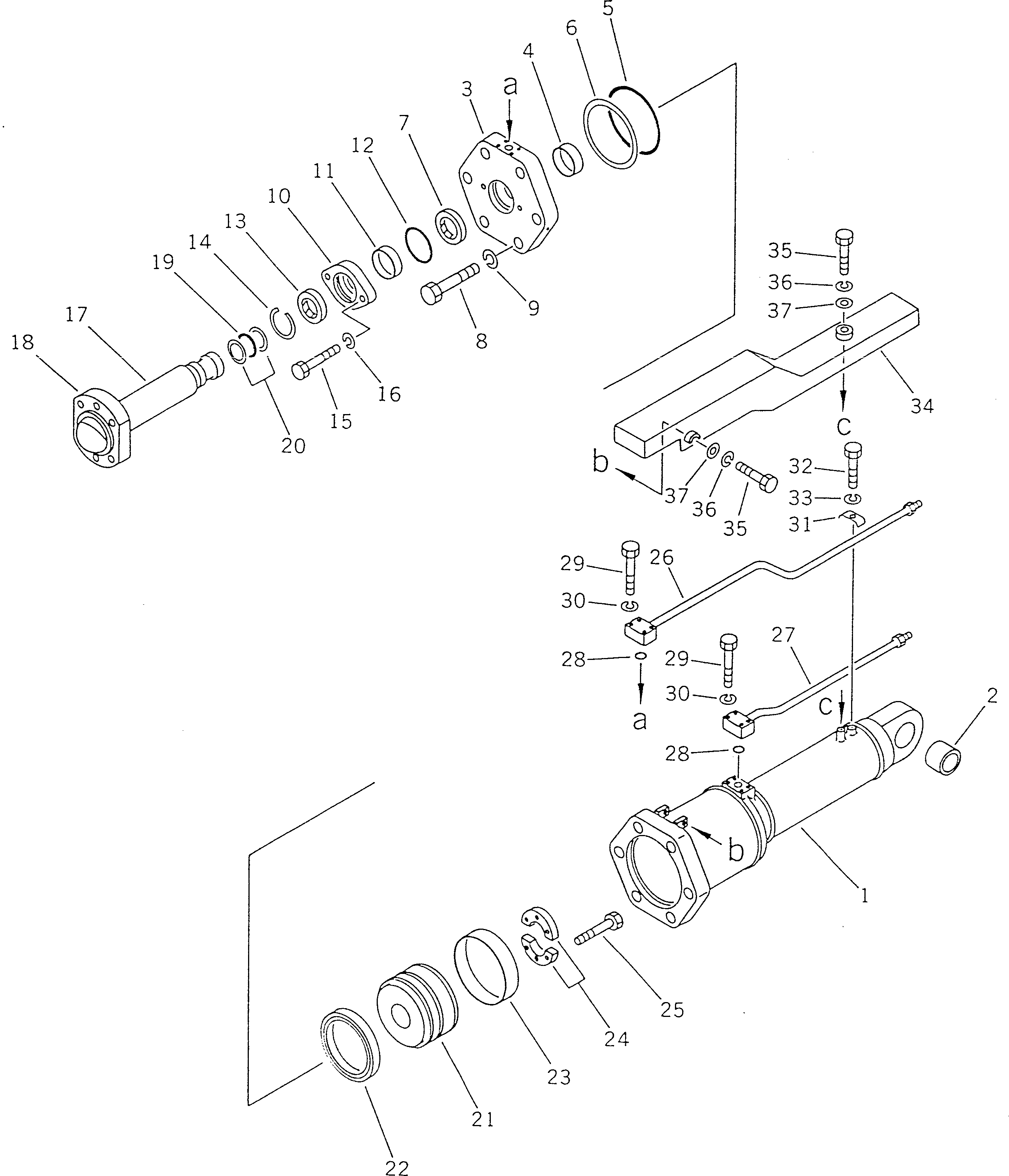 Уплотнение штока 705-51-10110 KOMATSU