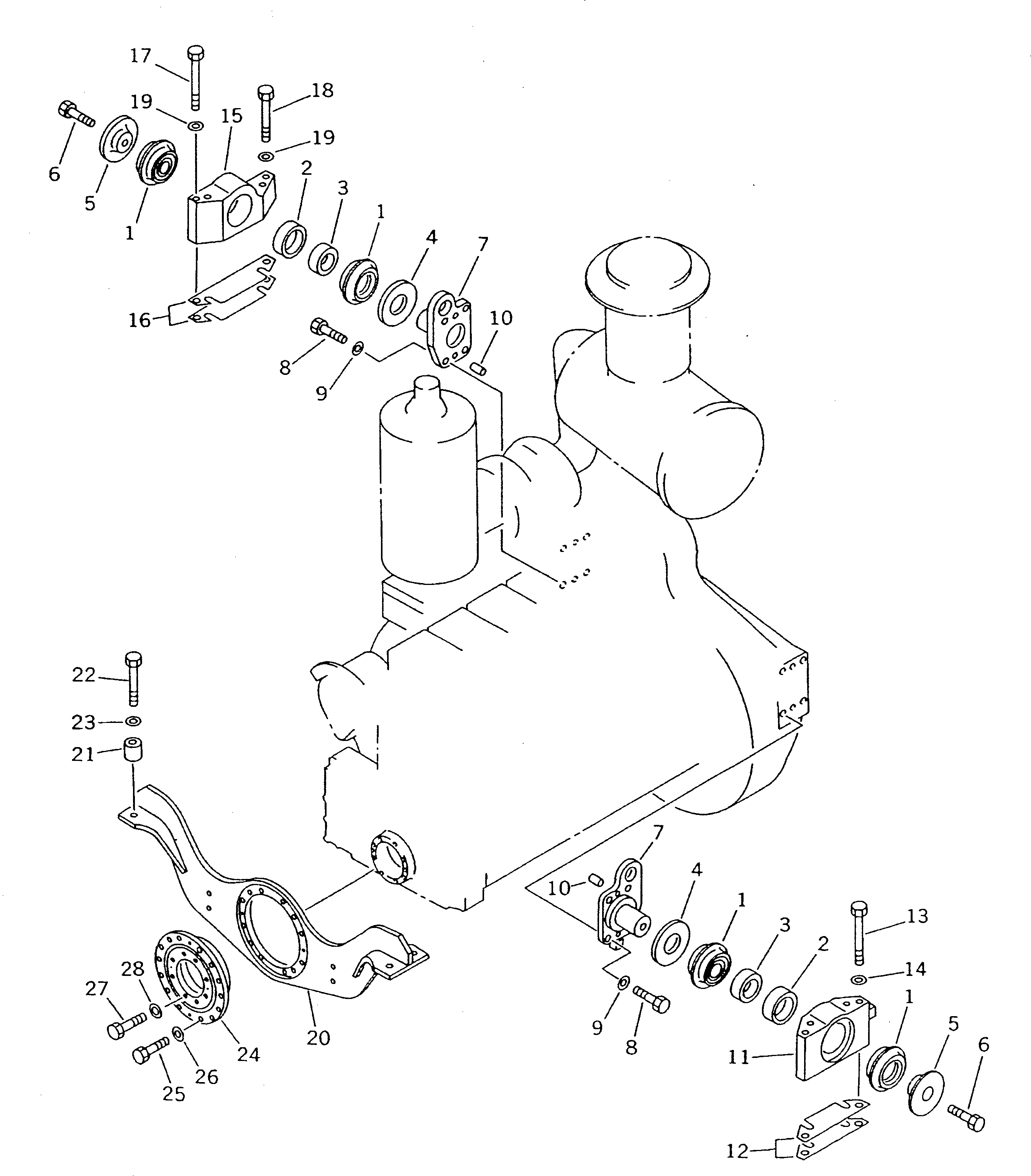 BOLT,(SEE FIG.0221) (01010-61850) KOMATSU