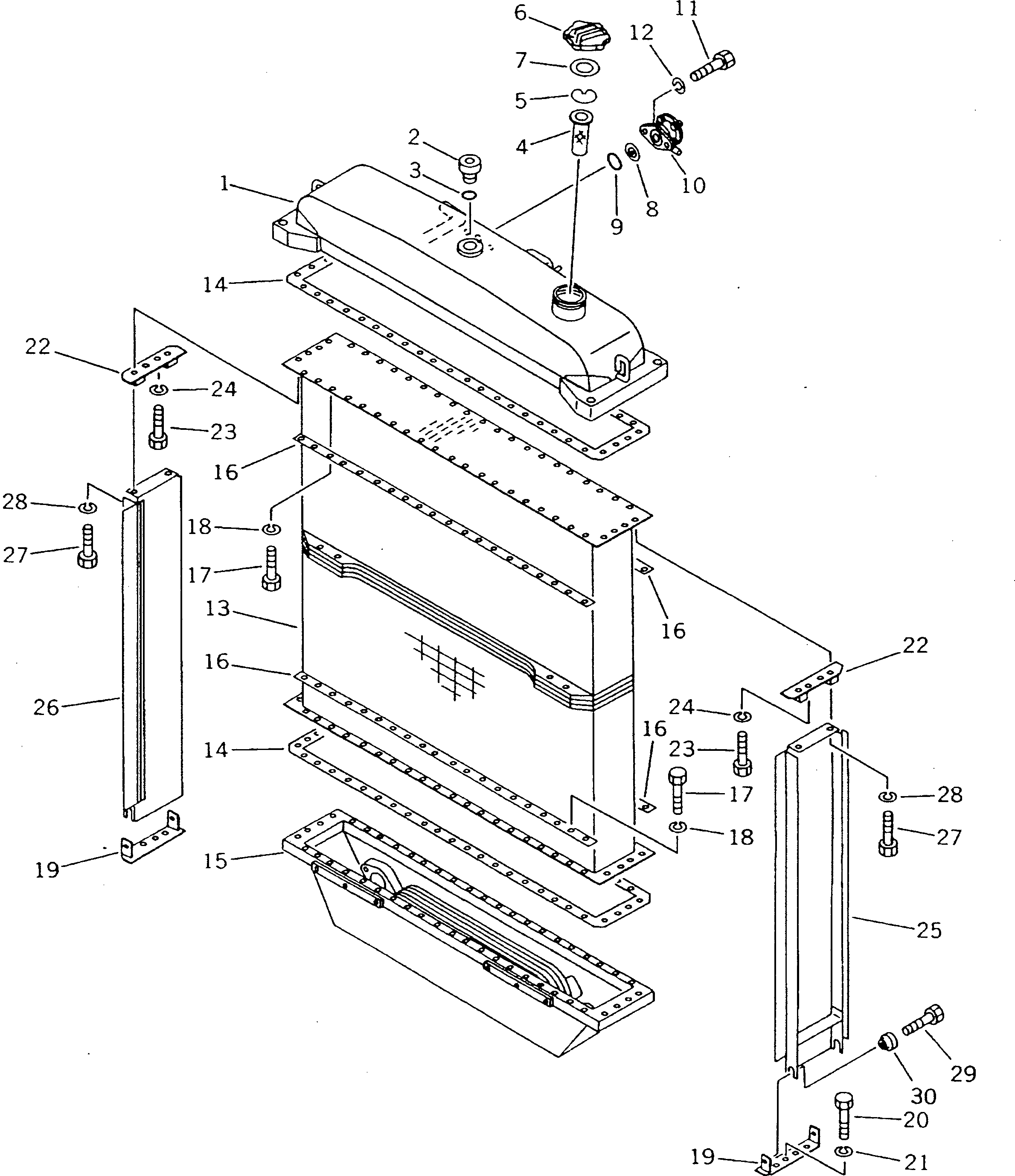 TANK,LOWER 15A-03-21240 KOMATSU