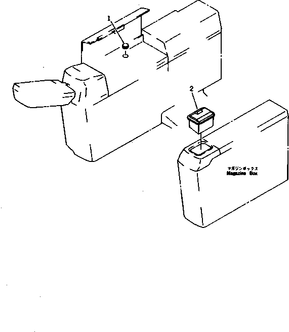 CIGARET LESS GROUP (\8\20Y-98-X1070) KOMATSU