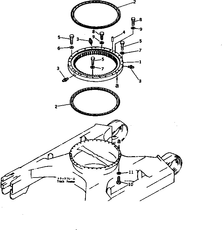 CIRCLE,SWING 20Y-25-11300 KOMATSU