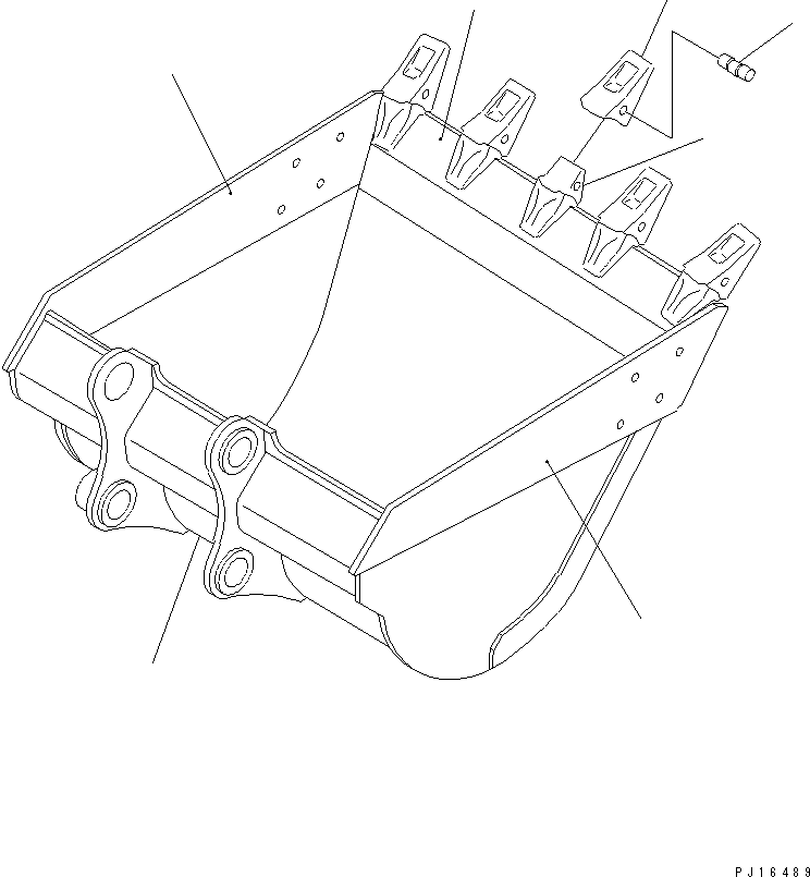 BUCKET GROUP (\8\206-920-X231) KOMATSU