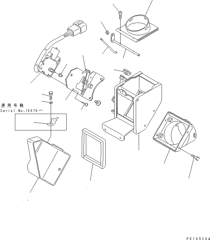 DISTRIBUTOR ASS'Y,R.H. 195-Z11-5502 KOMATSU
