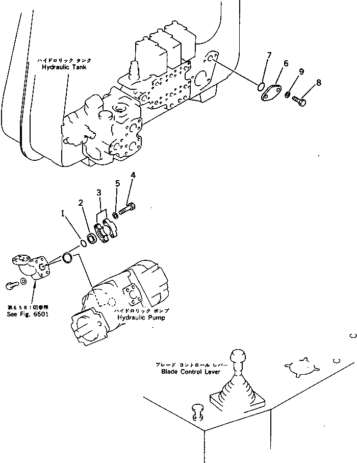 BLANK PARTS GROUP,FOR RIPPER CONTROL PIPING (\8\195-61-X1100) KOMATSU