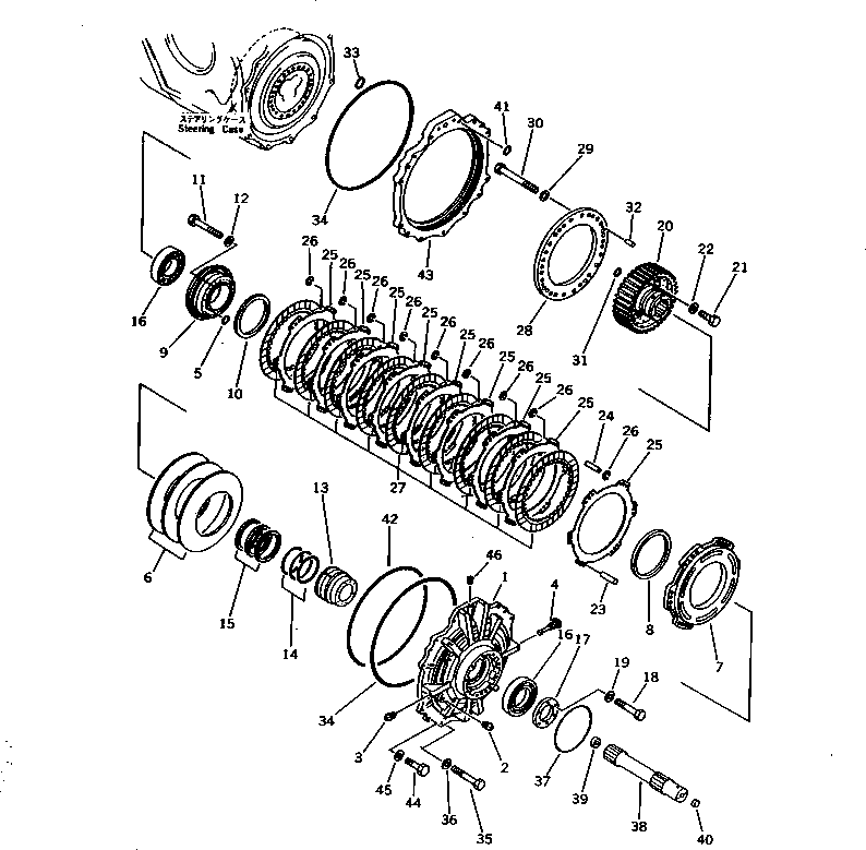 CLUTCH AND BRAKE A. (\0\195-22-00200) KOMATSU