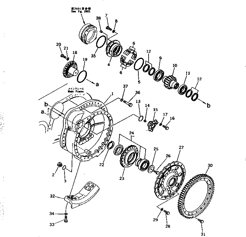 CASE,L.H. 195-27-31111 KOMATSU