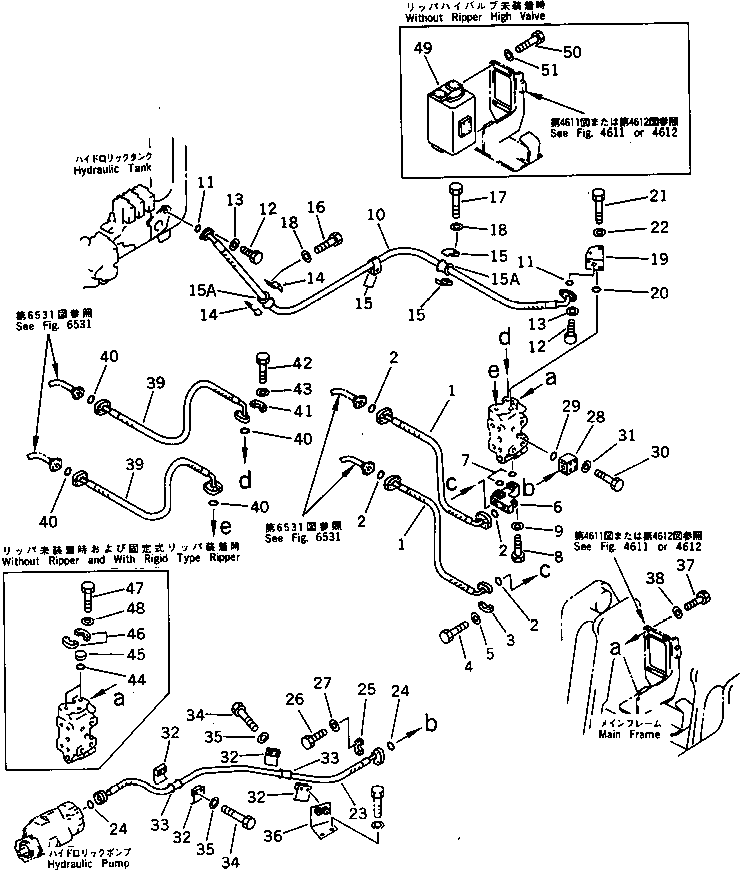 HOSE,(B) 07124-10606 KOMATSU