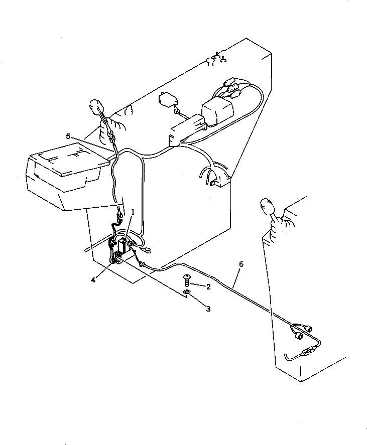 Жгут проводов (209-06-51291) KOMATSU