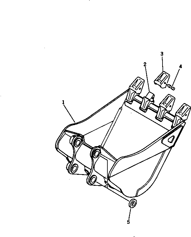 Ковш 207-934-1111 KOMATSU