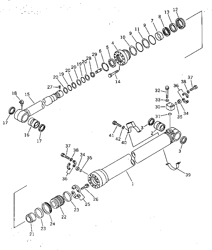 ARM CYLINDER ASS'Y 208-63-62201 KOMATSU