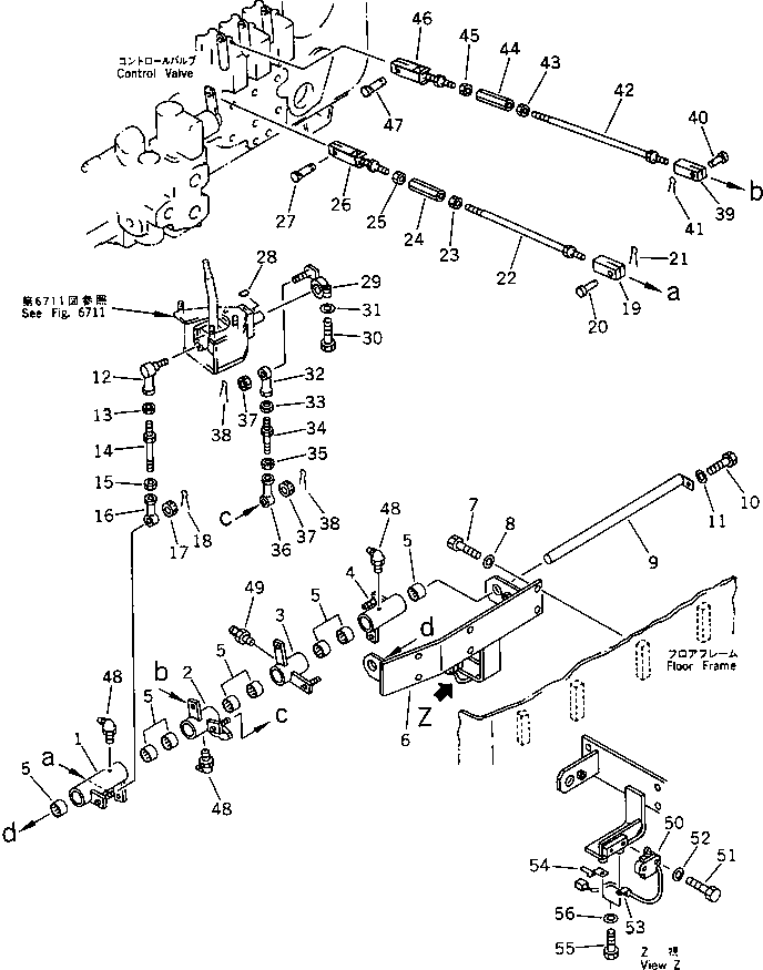BRACKET,(A) 17M-61-25240 KOMATSU