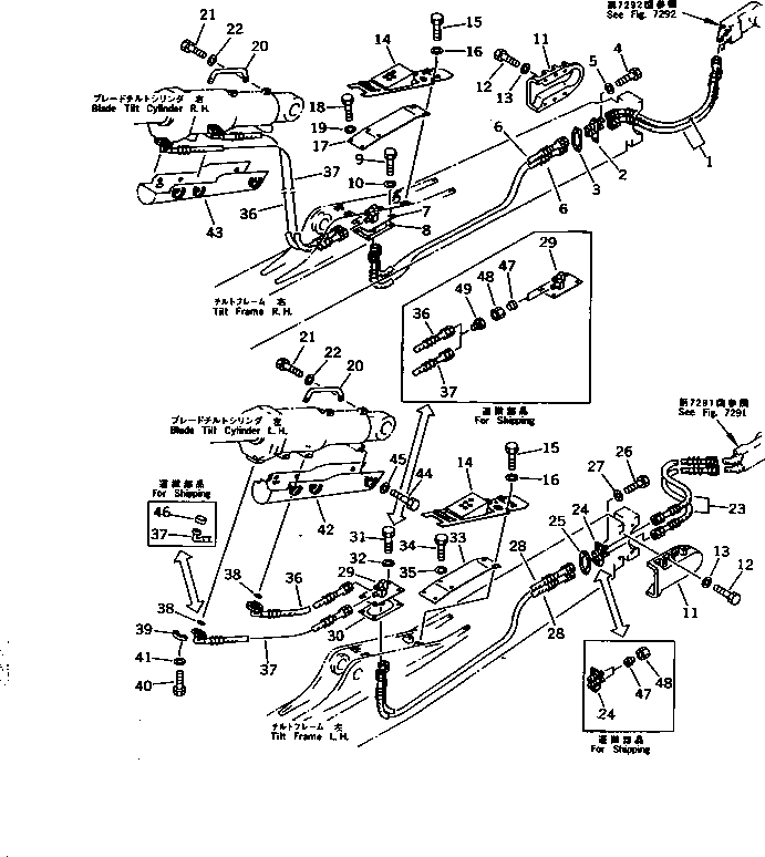 Пробка 07376-00500 KOMATSU