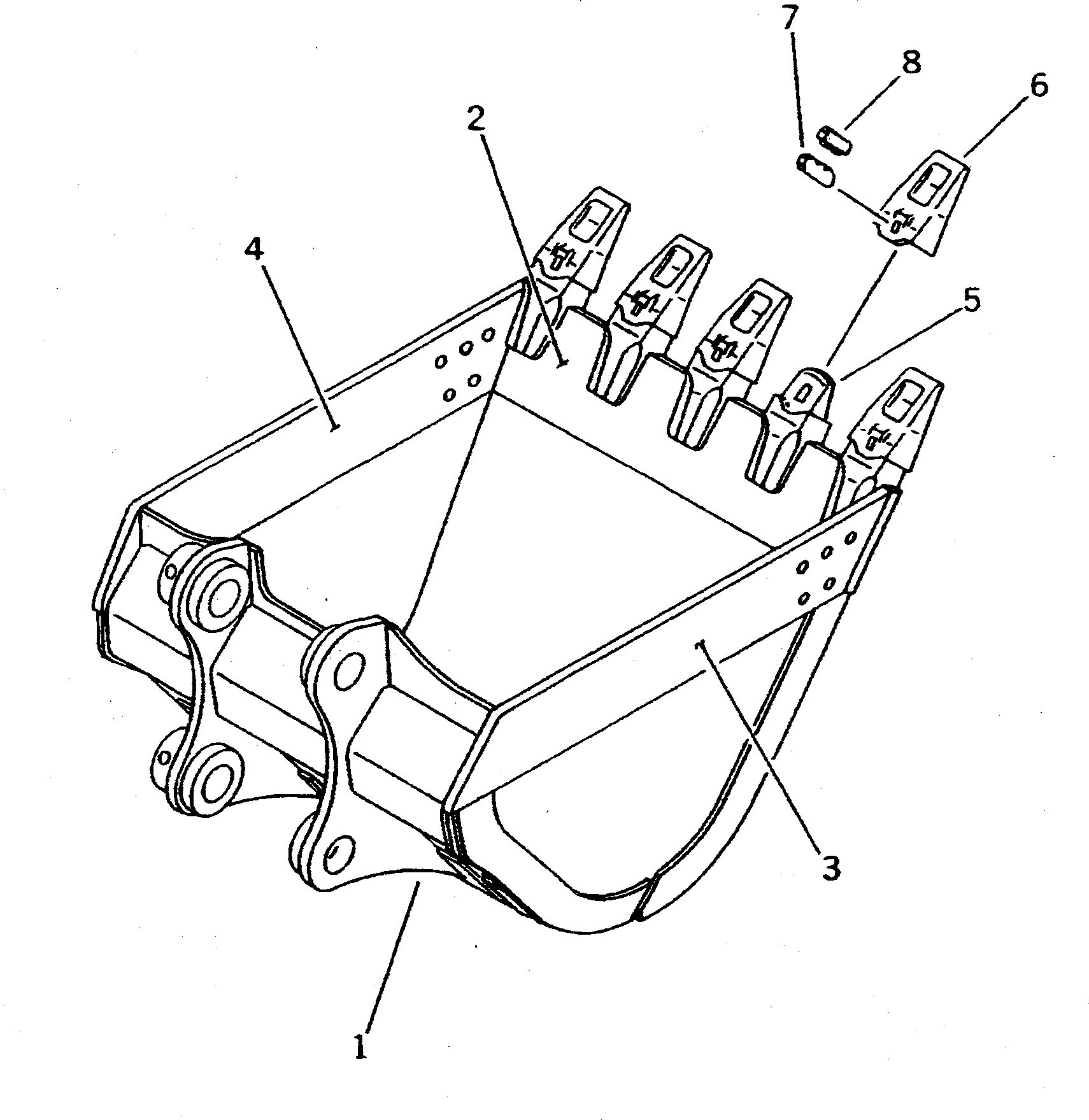 Ковш 208-920-5510 KOMATSU