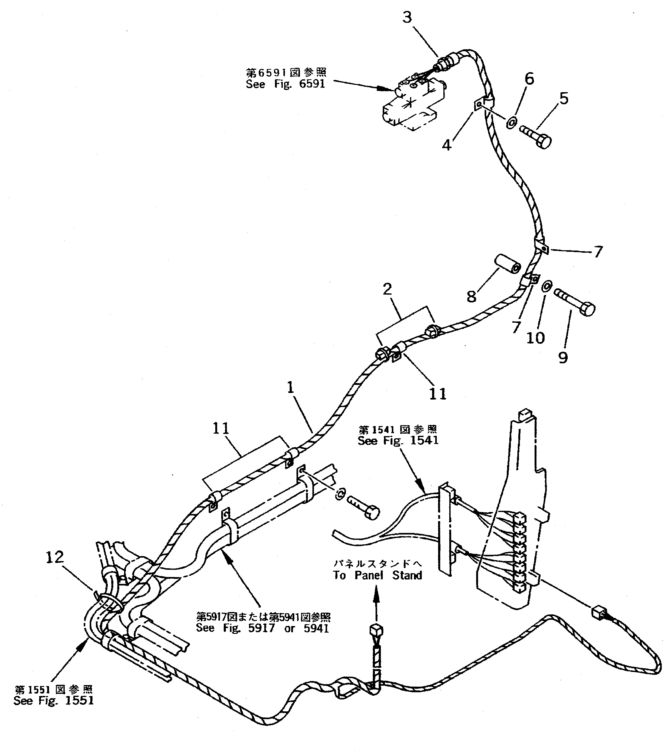 Жгут проводов 208-72-57120 KOMATSU