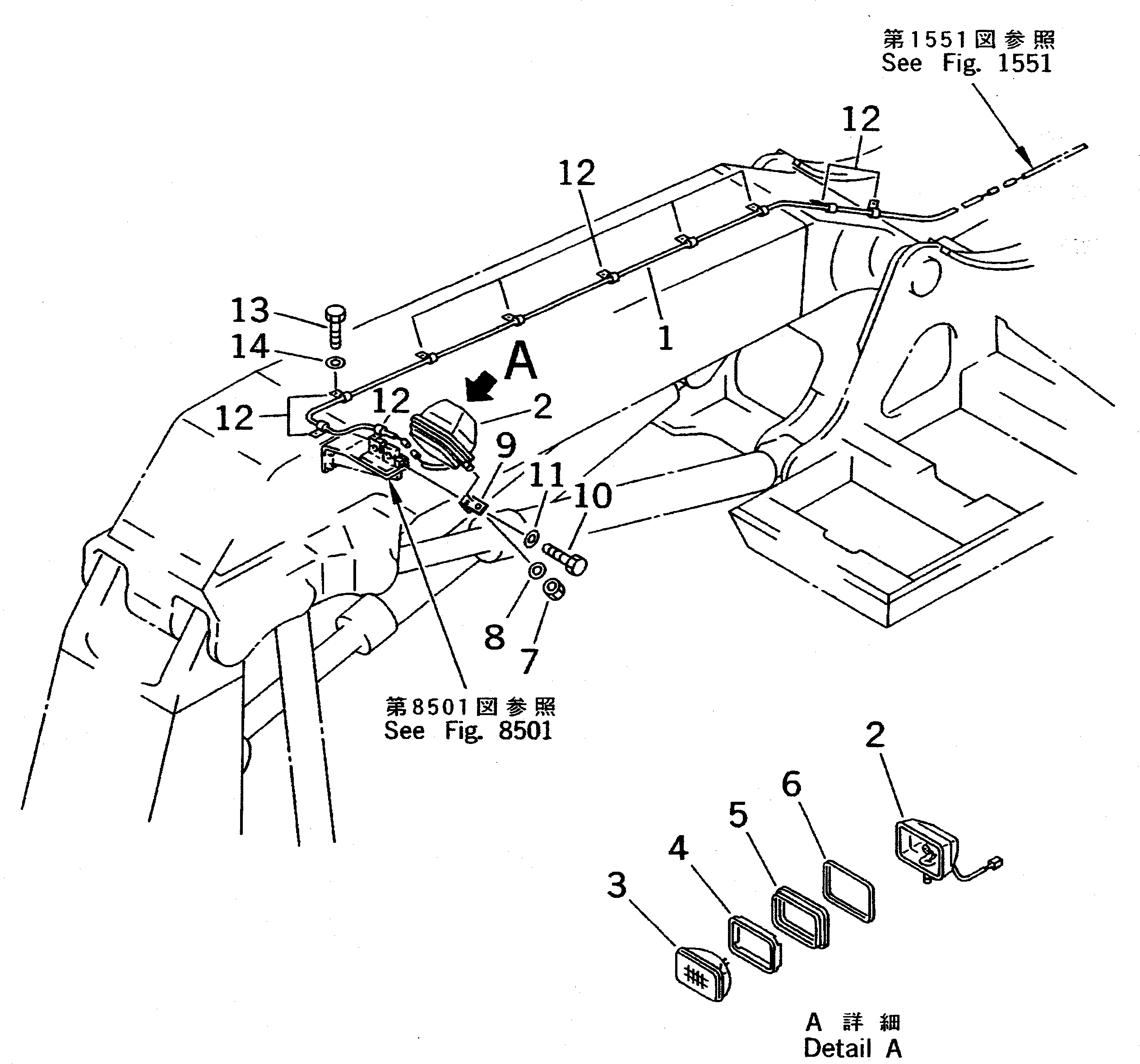Провод 208-72-57210 KOMATSU
