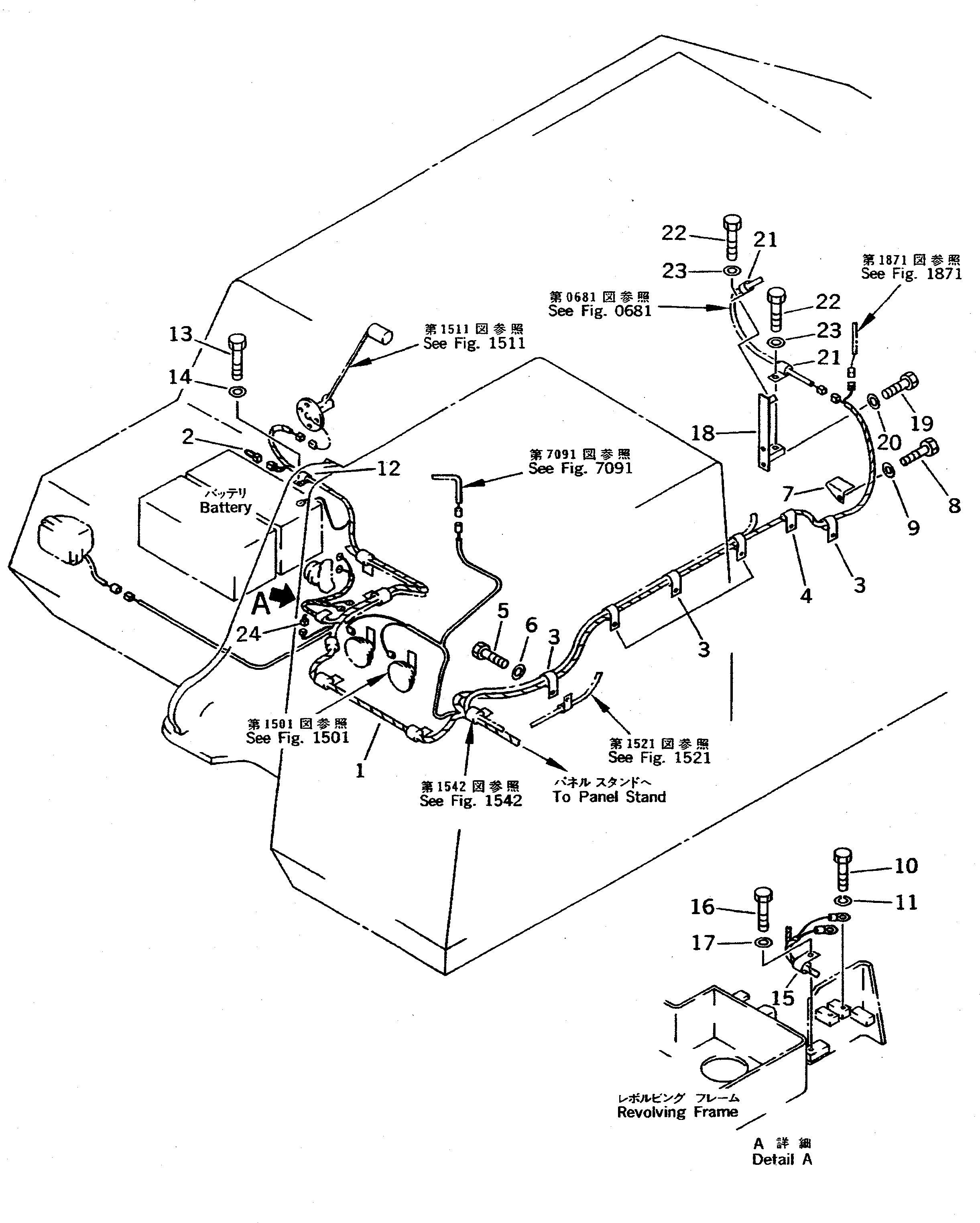 Жгут проводов 208-06-52321 KOMATSU