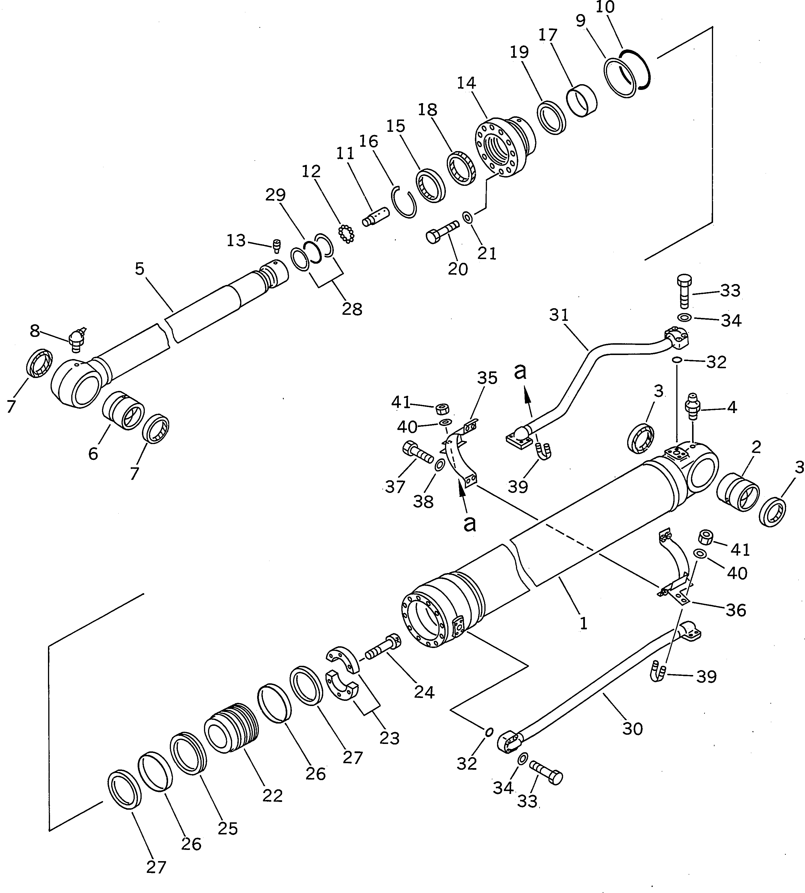 ARM CYLINDER ASS'Y 208-63-03120 KOMATSU