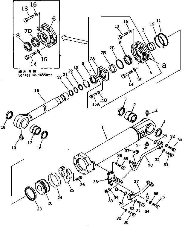 Головка цилиндров 707-27-20360 KOMATSU