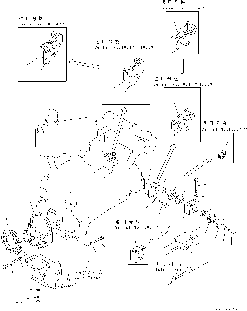 Палец 19M-01-22142 KOMATSU