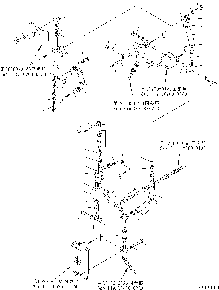 Шланг 205-62-68320 KOMATSU