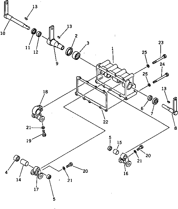 LEVER,NEEDLE 19M-40-11440 KOMATSU