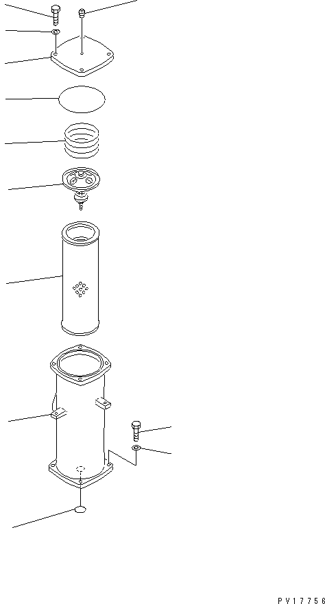 Корпус 19M-49-12212 KOMATSU