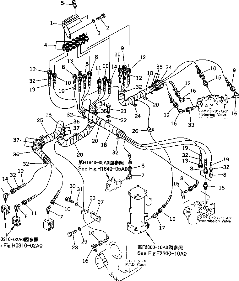 Шланг 07086-00219 KOMATSU