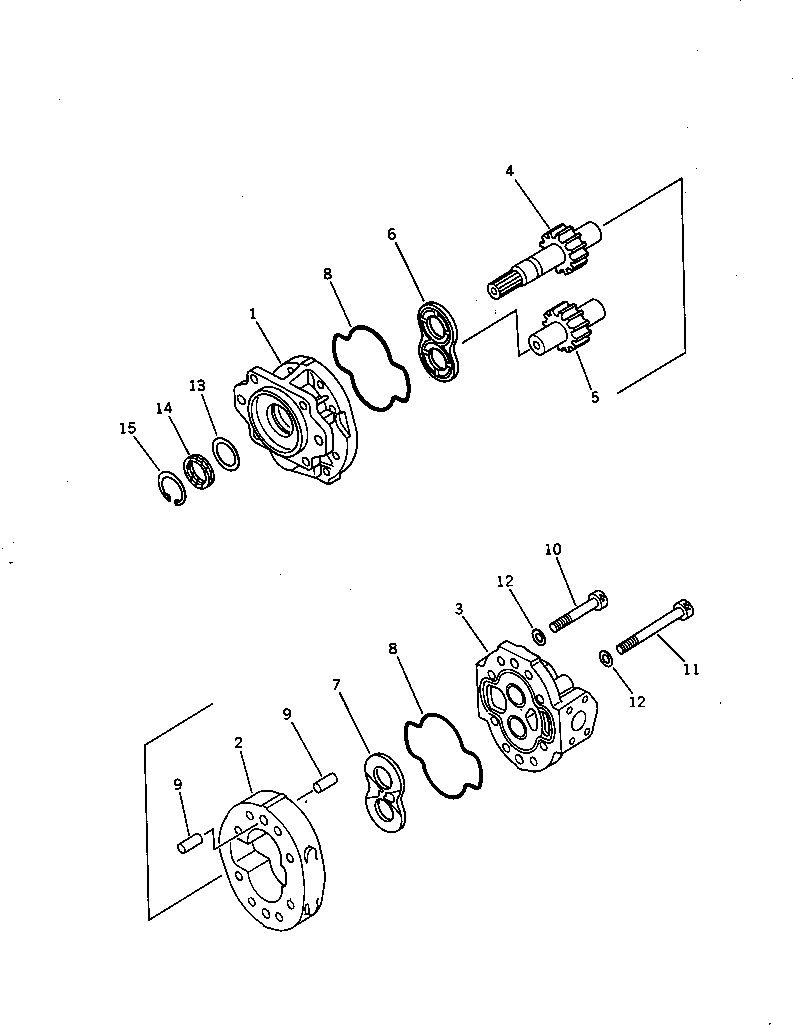 PUMP ASS'Y,(SAR250) 705-22-48010 KOMATSU
