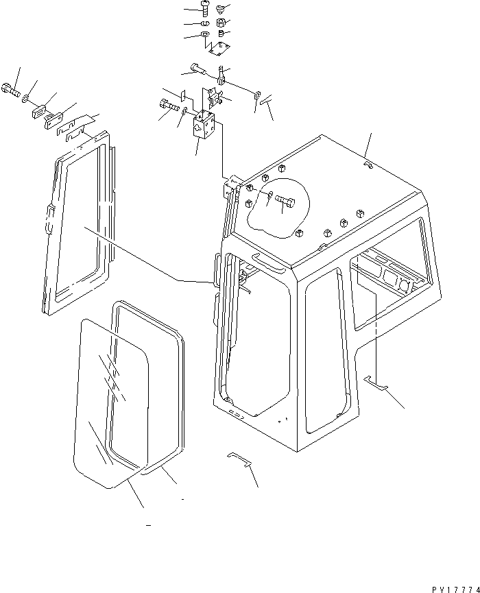 Стекло 19M-979-3151 KOMATSU