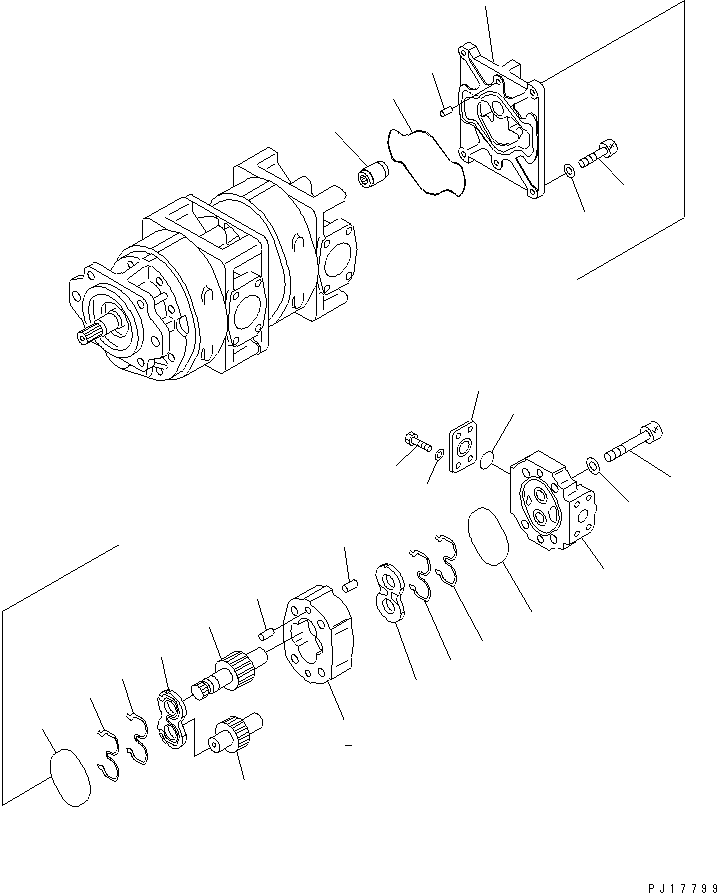 PUMP ASS'Y,(SAR32) 705-36-30540 KOMATSU