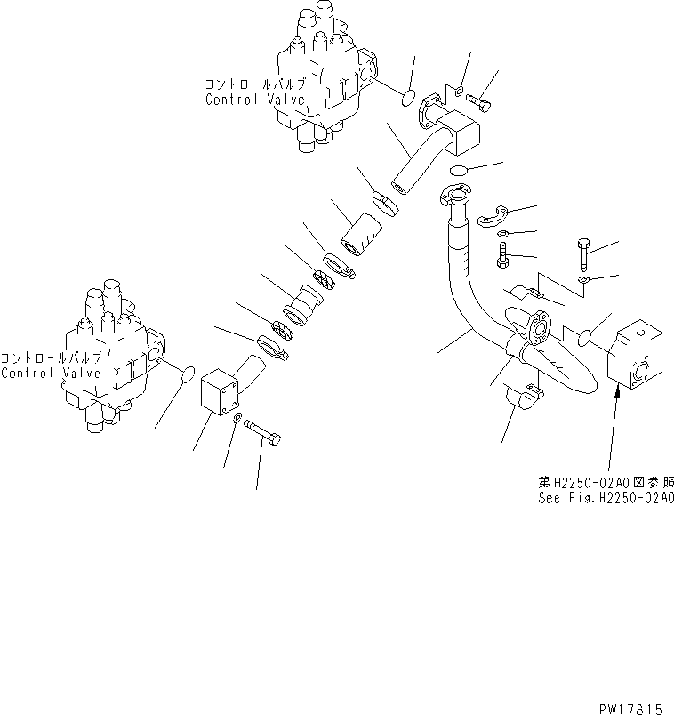 Трубка 19M-61-18150 KOMATSU