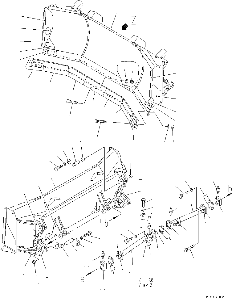 ARM,R.H. 19M-72-11432 KOMATSU