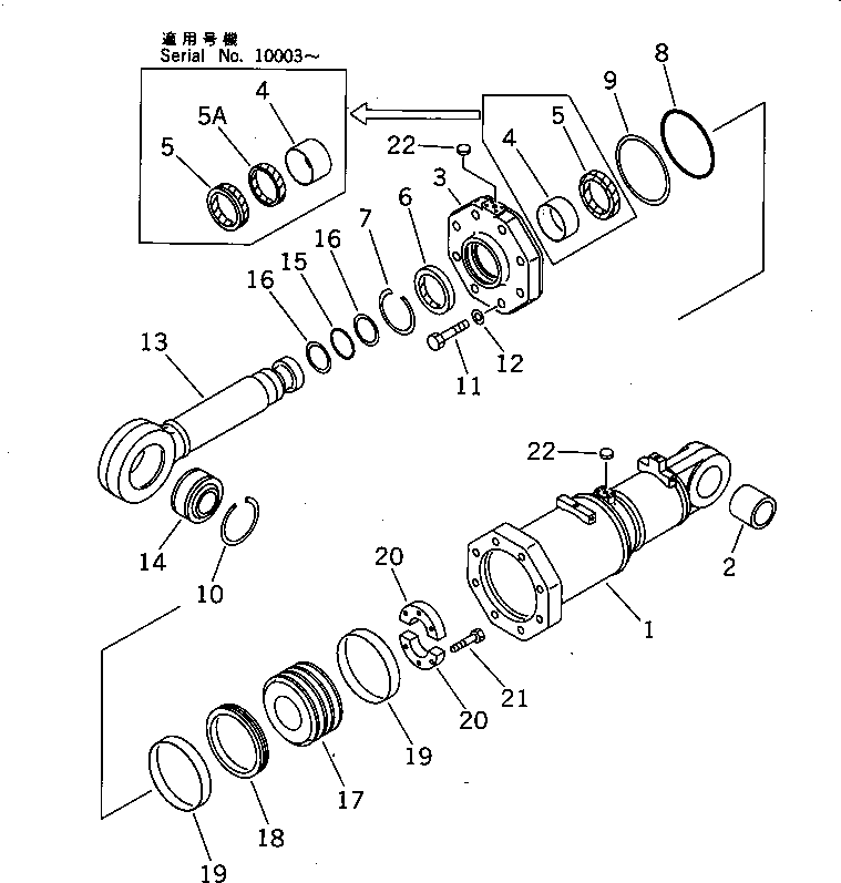 Буферное кольцо (комплект) 705-51-16640 KOMATSU