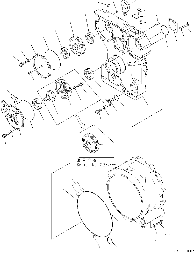 Шестерня 711-60-24390 KOMATSU