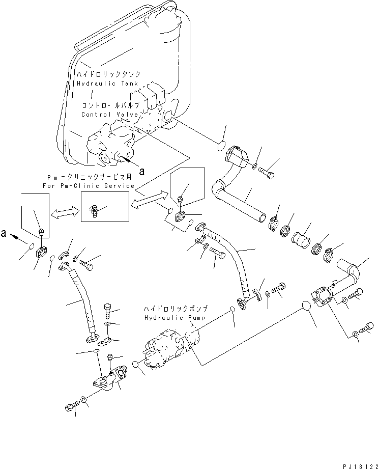 Шланг 17M-61-25140 KOMATSU