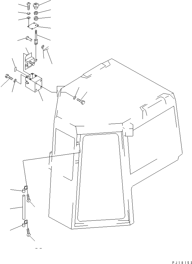 STEEL CAB ASS'Y (\0\198-Z11-0021) KOMATSU