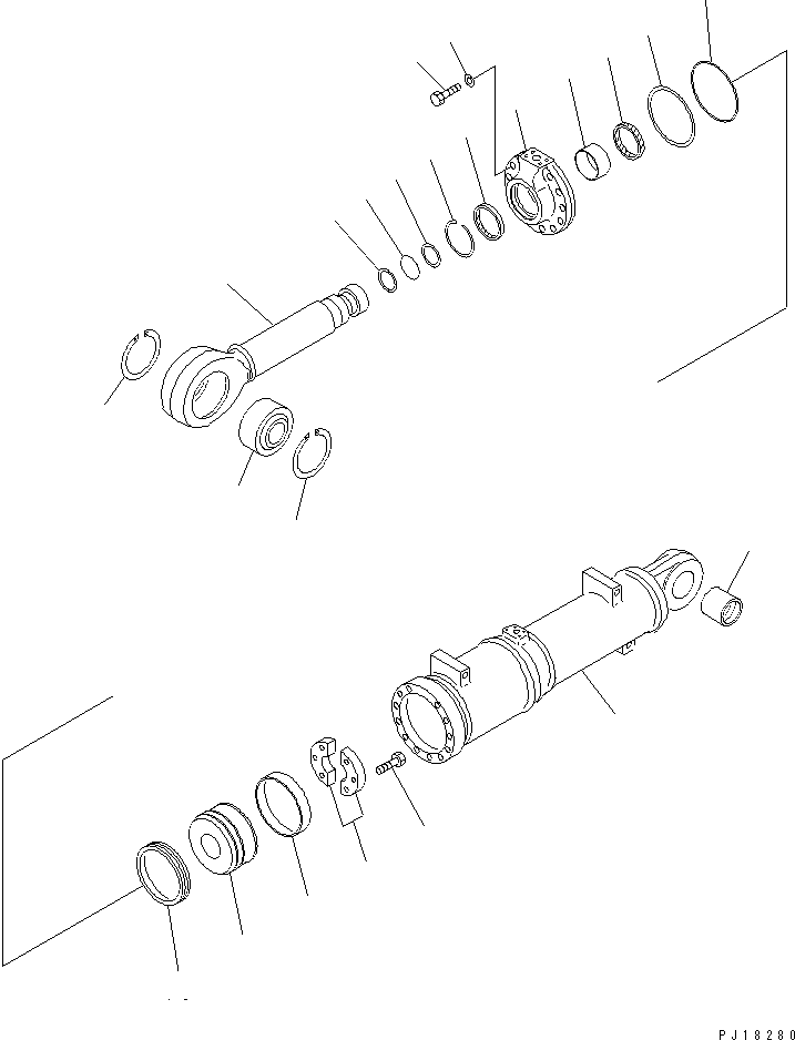 SERVICE KIT,L.H. 707-98-73020 KOMATSU
