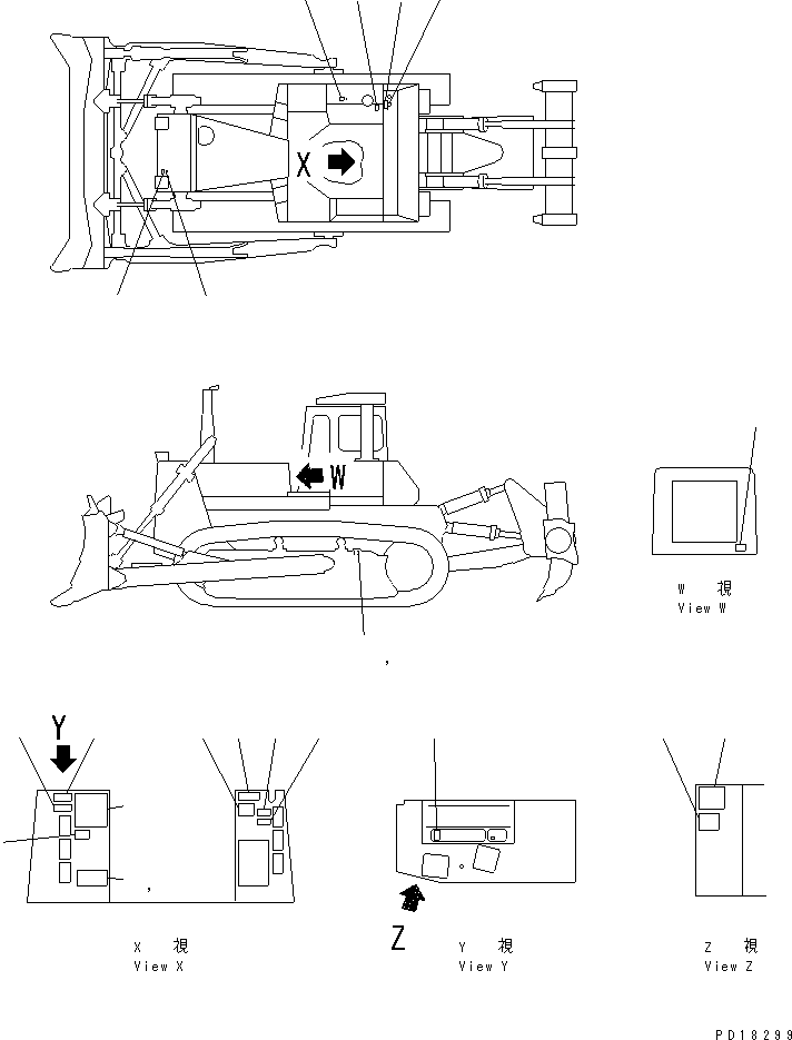 PLATE,LUBRICATION GUIDE 17M-98-21630 KOMATSU